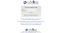 Desktop Screenshot of agenda.rdvbox.com
